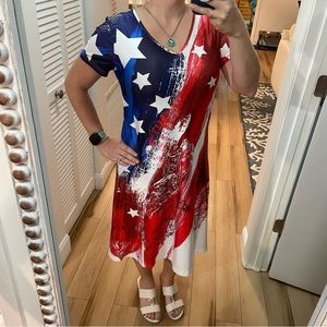 MURICA Dress Red White and Blue ❤️ 🤍 💙 s/m